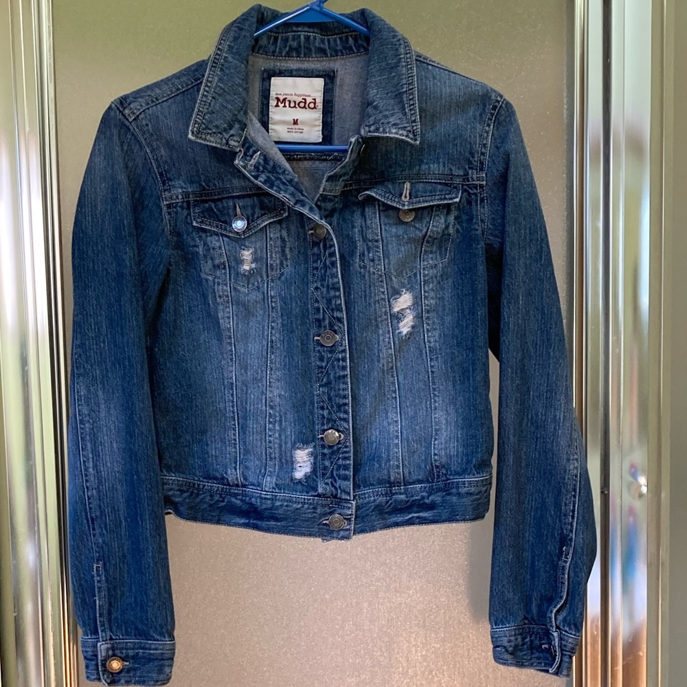 Distressed Jean Jacket